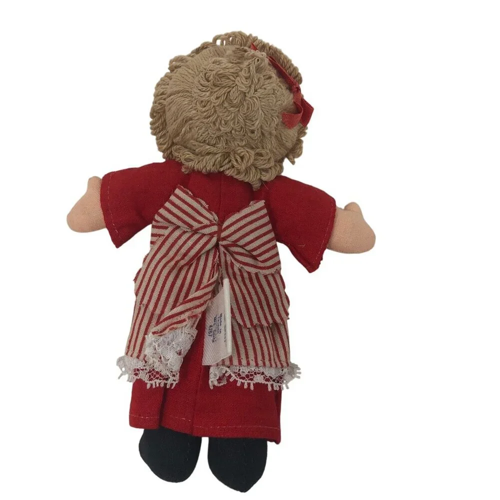 Vintage Hallmark Mrs. Claus Cloth Doll Ornament Christmas Retro Grandmacore